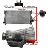 2006-2010 6.6L Chevrolet/GMC Duramax LLY/LBZ/LMM Performance Transmission Cooler Line Upgraded Kit