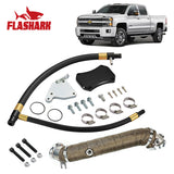 2011-2016 Chevy/GMC 6.6L LML Duramax Diesel 3 inch Downpipe Exhaust Intercooler Pipe Kit Flashark