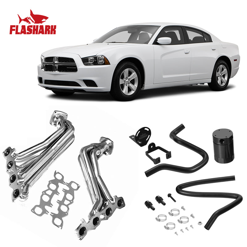 Long Tube Headers for 2005-2011 Dodge Challenger/Charger/Magnum & Chrysler 300C/300S 5.7L/6.1L Hemi V8