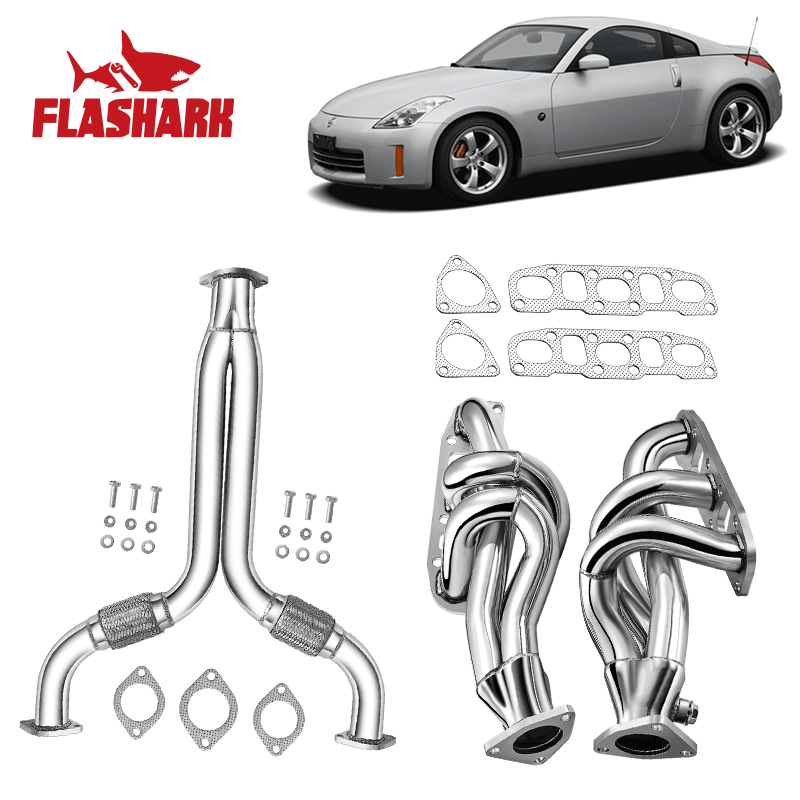 Y Pipe Downpipe Exhaust/Test Pipes for 2003-2009 Nissan 350Z 3.5L 2005, 2007 Infiniti G35