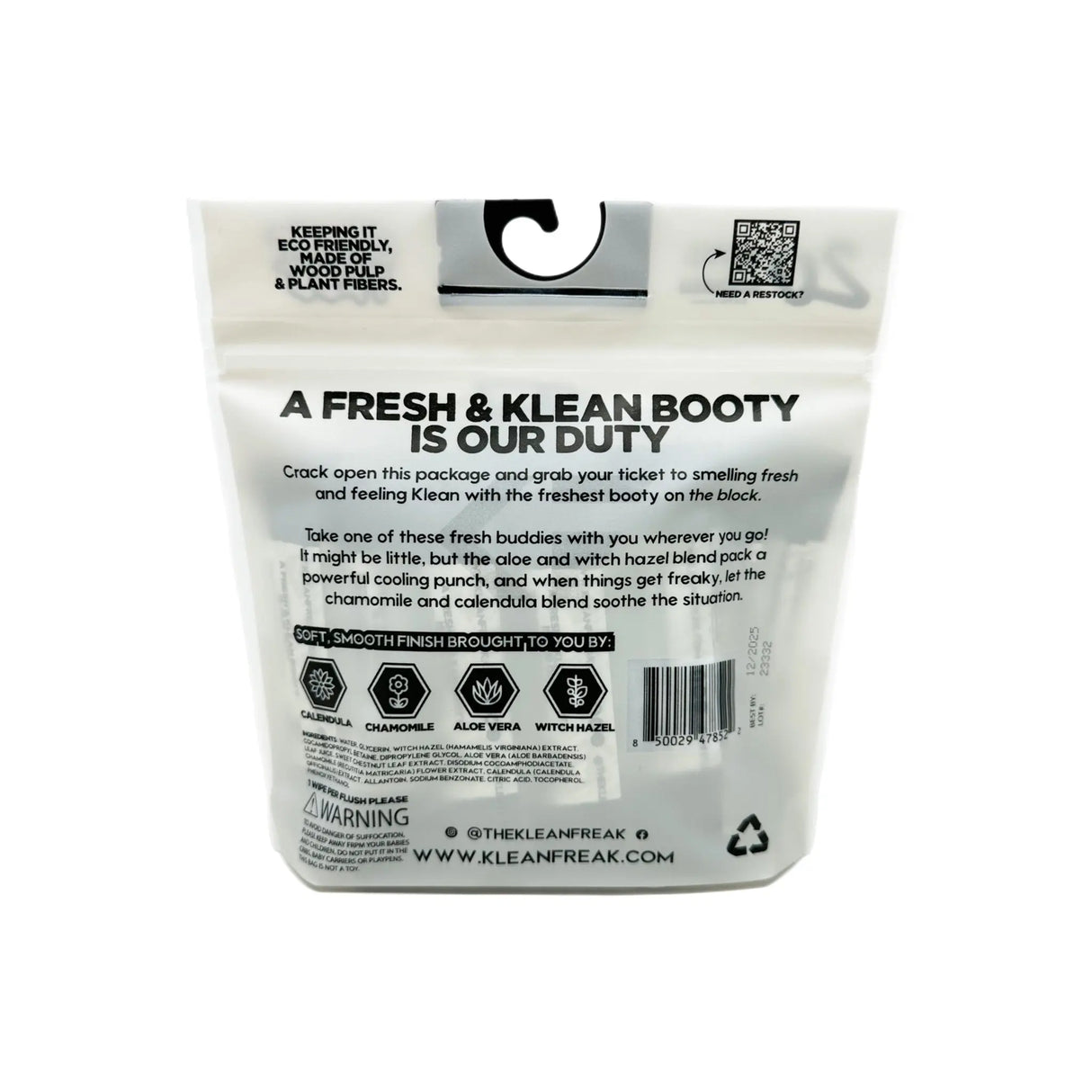 The Flusher 20 Pack - Flushable Wipes Klean Freak