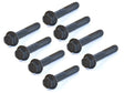 F4TZ9S425A OE Exhaust Manifold Bolts, 1994-2003 Ford 7.3L Powerstroke, Pack of 8 Ford OEM