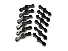 Fleece FPE-BRAB-D1 Billet Rocker Arm Bridge Set, 2001-2019 GM 6.6L Duramax, LB7 LLY LBZ LMM LML L5P Fleece Performance