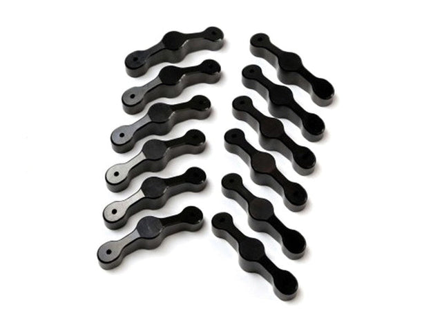 Fleece FPE-BRAB-D1 Billet Rocker Arm Bridge Set, 2001-2019 GM 6.6L Duramax, LB7 LLY LBZ LMM LML L5P Fleece Performance