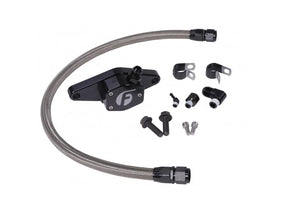 Fleece Coolant Bypass Kit 12V w/ Stainless Steel Braided Line, 1994-1998 Dodge 5.9L Cummins Fleece Performance
