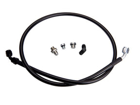 Fleece Remote Turbo Oil Feed Line Kit with 1/4 NPT Turbo Oil Inlet (S300/S400), 2001-2016 GM 6.6L Duramax LB7 LLY LBZ LMM LML Fleece Performance