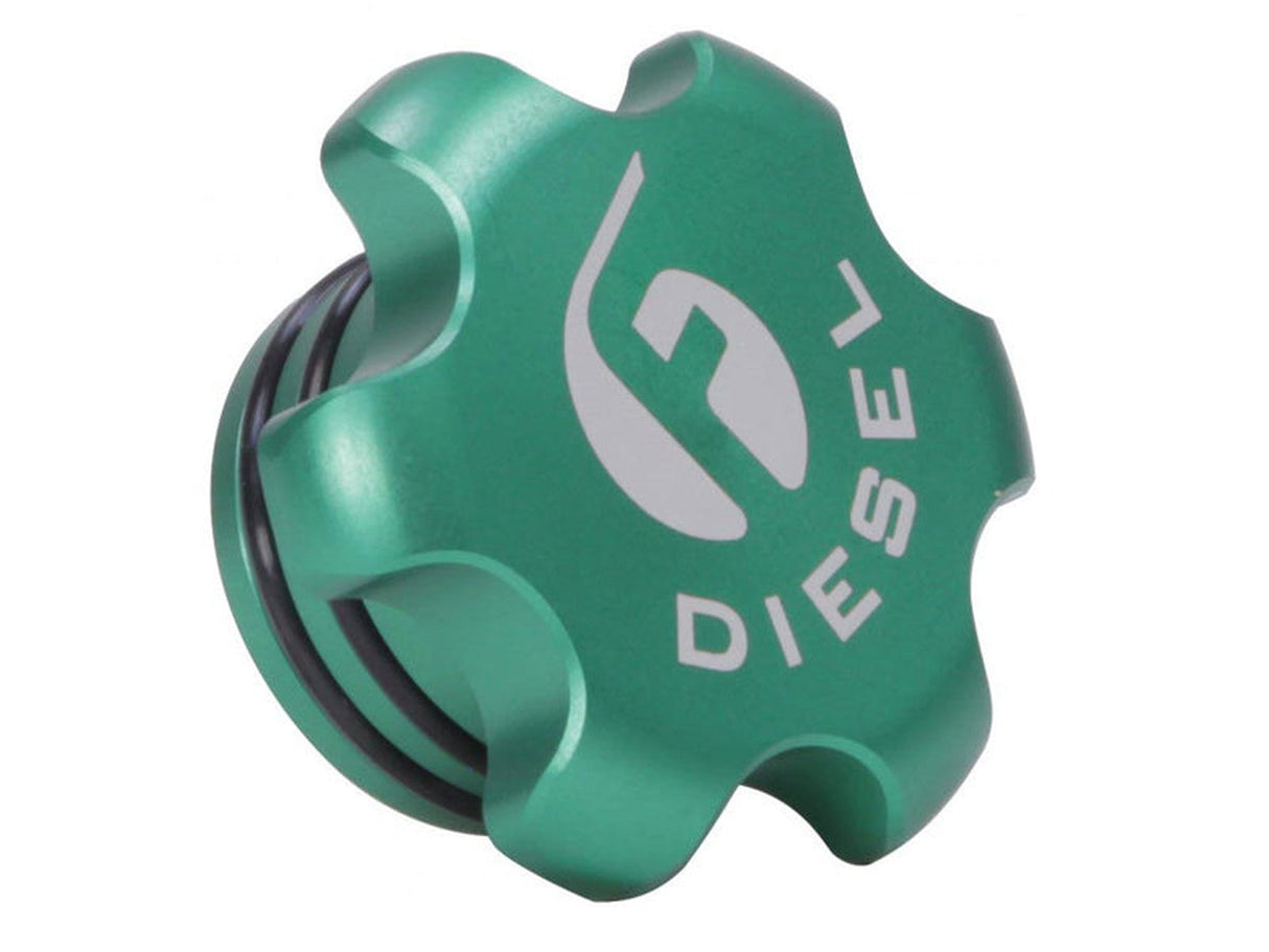 Fleece Anodized Billet Fuel Cap, 2013-2018 Dodge 6.7L Cummins Fleece Performance