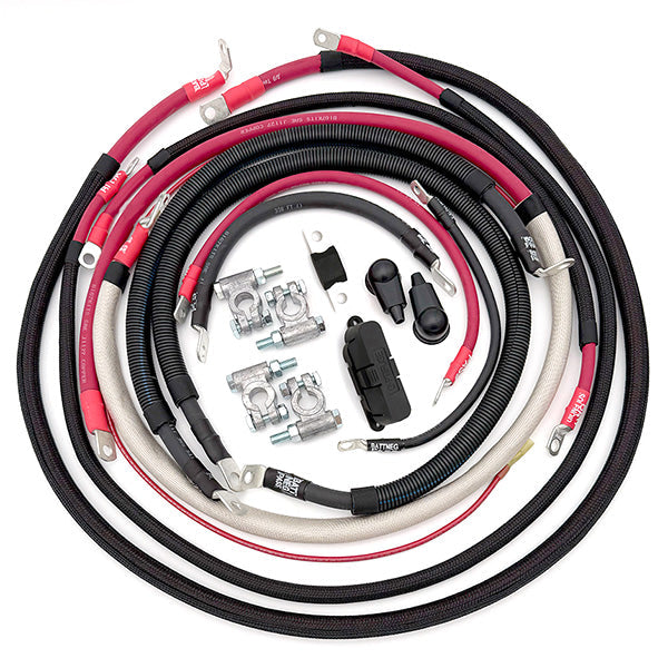 Ford Power Stroke 6.0 Diesel - F250/F350 Battery Cable Kit (2003-2007) Big7Kits