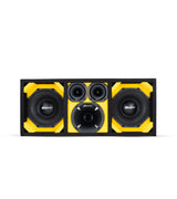 KTPON-208YELLOW / DUAL 8'' YELLOW/BLACK LOADED PORTED  BOX (Tweeters + Driver) Comando Audio Inc.