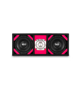 KTPONV2-206PINK / DUAL 6" PINK LOADED PORTED BOX + 1 TWEETER Comando Audio Inc.