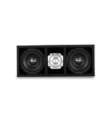 KTPONV2-206BLACK / DUAL 6" BLACK LOADED PORTED BOX + 1 TWEETER Comando Audio Inc.