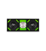 KTPONV2-206LIME / DUAL 6" LIME LOADED PORTED BOX + 1 TWEETER Comando Audio Inc.