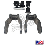 Front Shackle Reversal Shackles - 1980-1997 Ford F-Series/Bronco Sky's Offroad Design