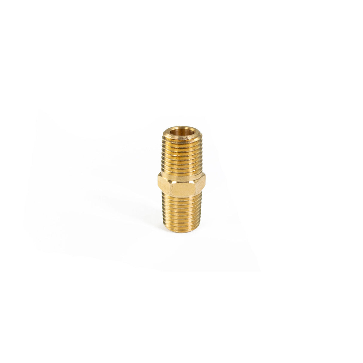 1/4" Male NPT to 1/4" Male NPT Hex Nipple HornBlasters