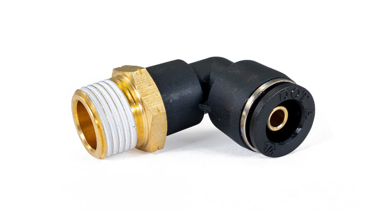 3/8" NPT to 3/8" PTC Elbow Fitting