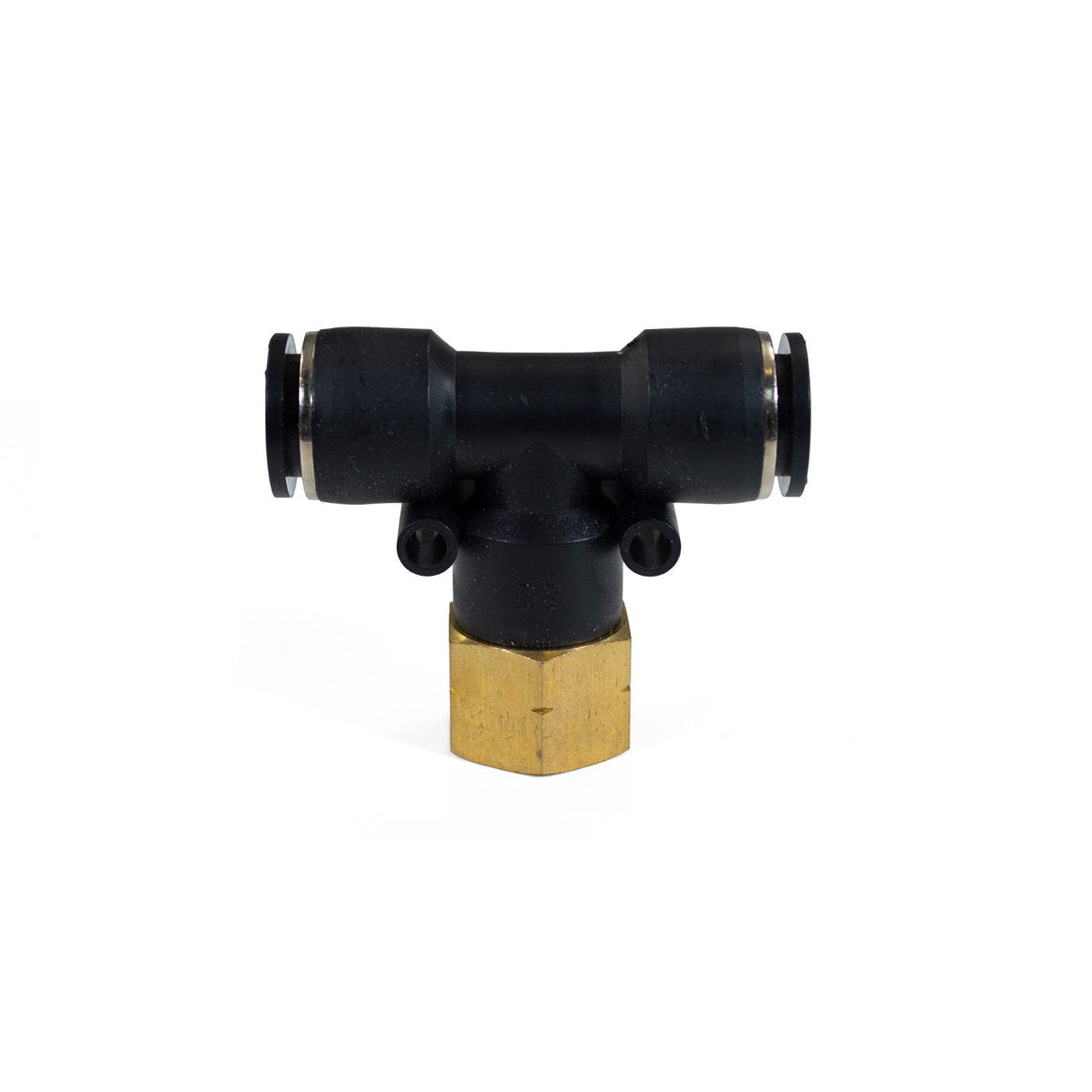 1/2" Female NPT to 1/2" PTC Union Tee Fitting HornBlasters
