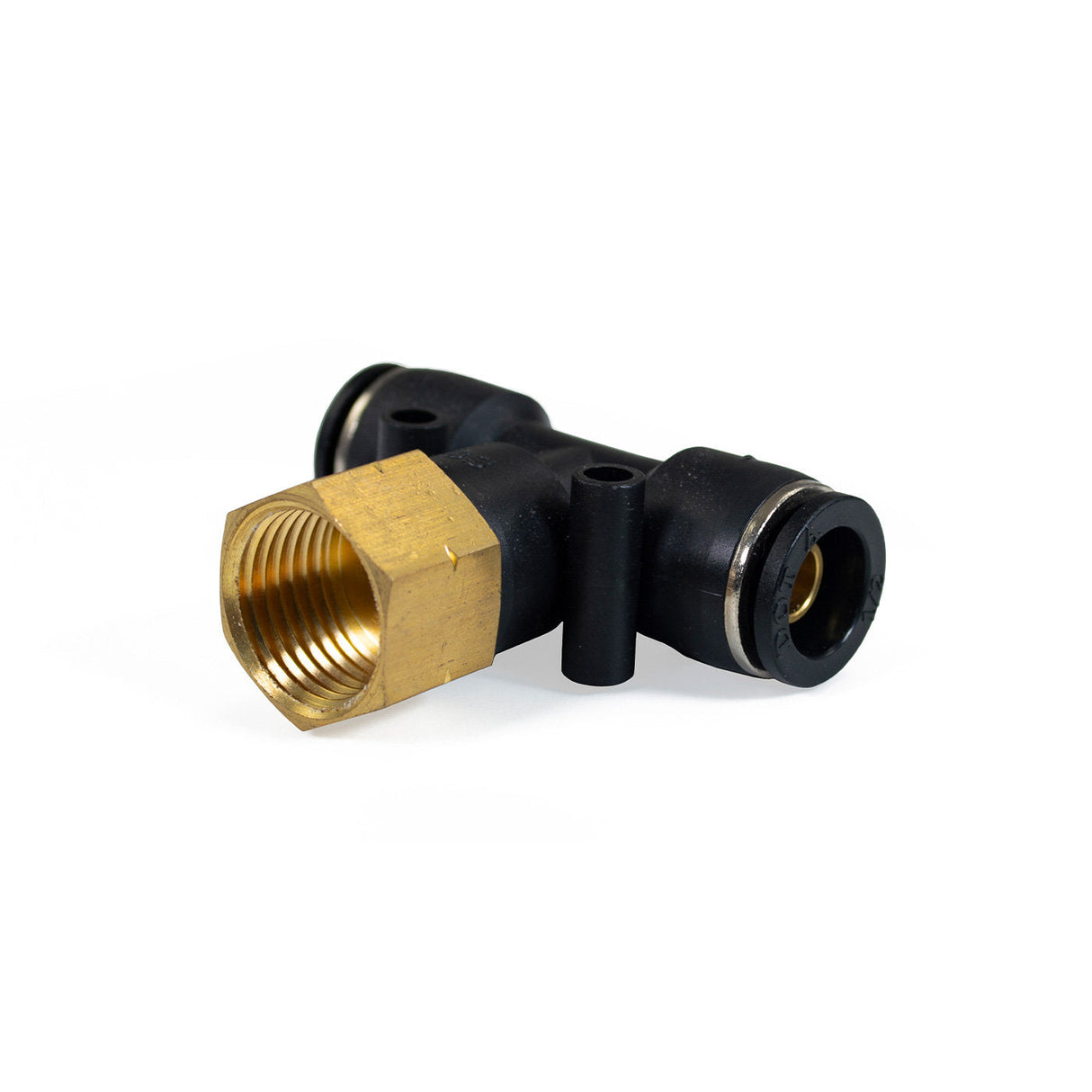 1/2" Female NPT to 1/2" PTC Union Tee Fitting HornBlasters