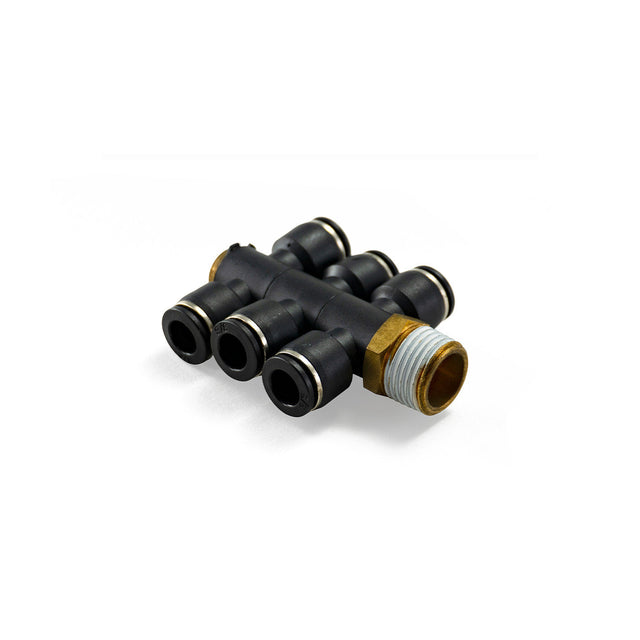 1/2" Male NPT to 3/8" PTC 6-Way HornBlasters