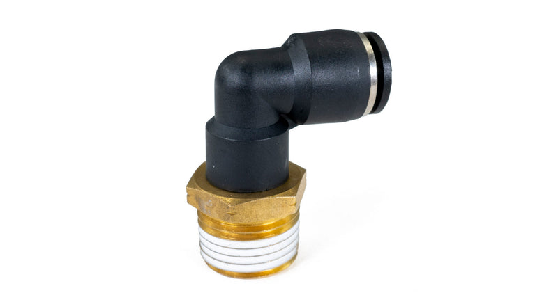 1/2" NPT to 3/8" PTC Elbow Fitting