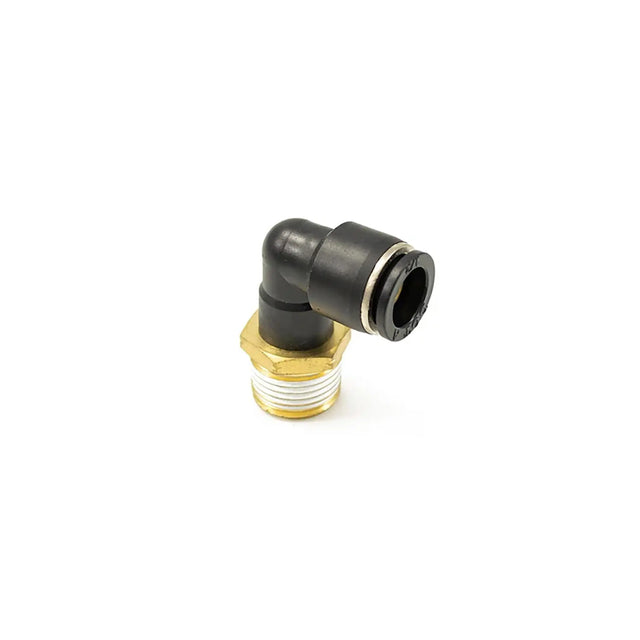 Air Fitting, 1/2" Male NPT to 1/2" PTC Elbow Any Level Lift