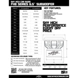 Sky High Car Audio FXB 6.5" 400W RMS Subwoofer DVC Sky High Car Audio