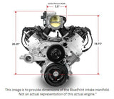 GM LS Compatible 427 c.i. Pro Series Engine - 600 Horsepower - Deluxe Dressed - Black Pulley Kit - Holley Terminator X EFI System
