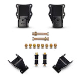 F-Series Fabricated Shackle Hanger and Extended Shackle Combo - 1980-1997 Ford F-Series Desolate Motorsports
