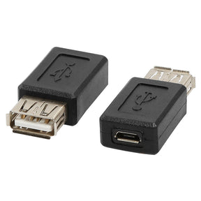 Female Micro USB to USB-A female Adapter TekShack