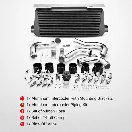 Flashak Intercooler Piping Pipe Tube BOV Kit for 82-92 Chevrolet Camaro LS1 Engine Swap Flashark