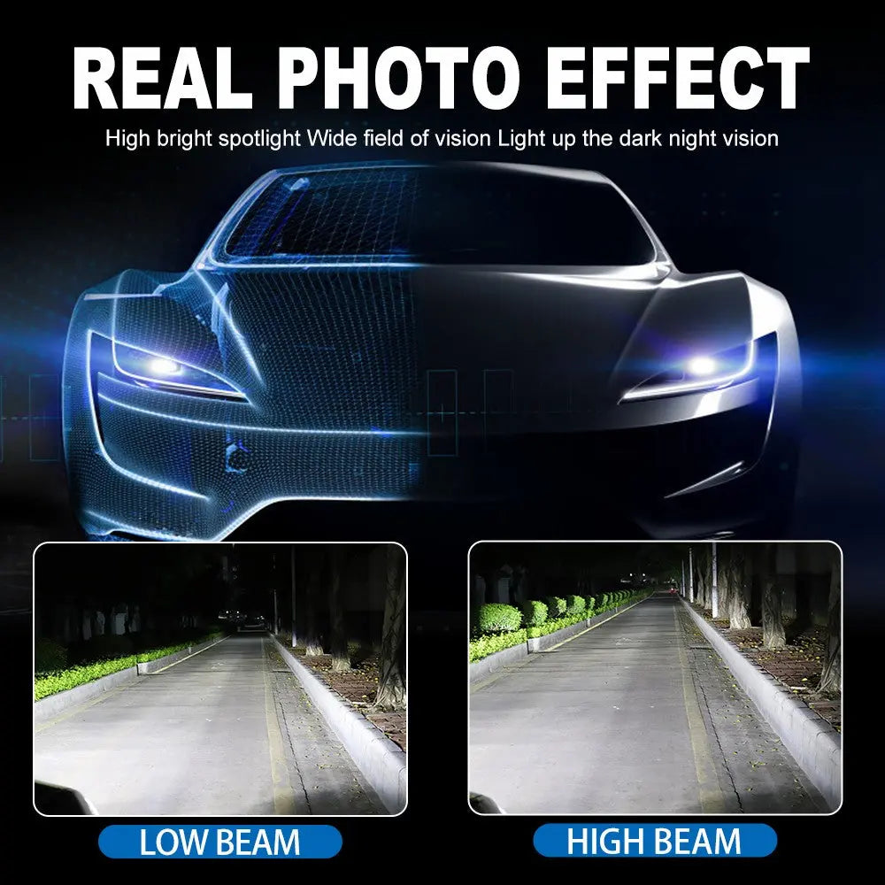 D2S D4S LED Headlight Bulbs 70W 6800LM 6000K White | 2 Bulbs