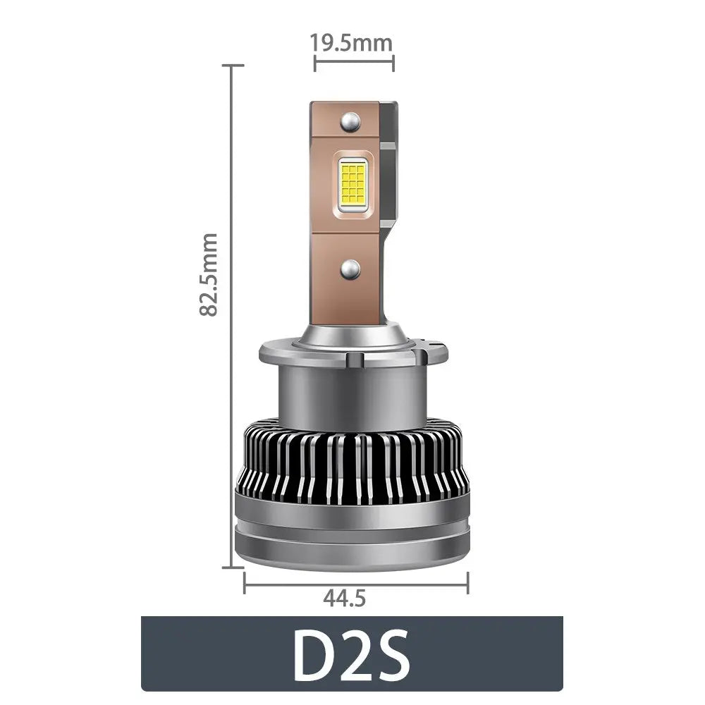 D2S D4S LED Headlight Bulbs 70W 6800LM 6000K White | 2 Bulbs