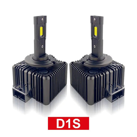 D1S D3S D8S LED Headlight Bulbs 70W 8600LM 6000K White | 2 Bulbs Flashark