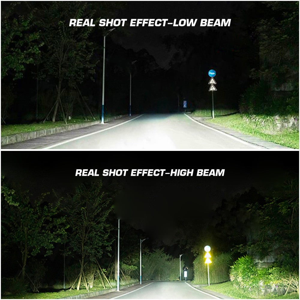 D1S D3S D8S LED Headlight Bulbs 70W 8600LM 6000K White | 2 Bulbs Flashark