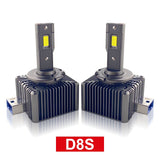 D1S D3S D8S LED Headlight Bulbs 70W 8600LM 6000K White | 2 Bulbs Flashark