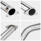 Flashark High-Flow Racing Downpipe for 2017+ INFINITI Q60 / 2016+ INFINITI Q50 VR30 3.0L Twin Turbo