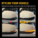 LED Side Mirror Turn Signal Lights, Sequential Dynamic Indicator Strip for 2016-2021 Toyota Tacoma, 2019-2021 RAV4 XA50,2020 Highlander XU70, Alphard Velltire Lexus LM