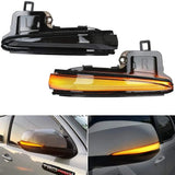 LED Side Mirror Turn Signal Lights, Sequential Dynamic Indicator Strip for 2016-2021 Toyota Tacoma, 2019-2021 RAV4 XA50,2020 Highlander XU70, Alphard Velltire Lexus LM Flashark
