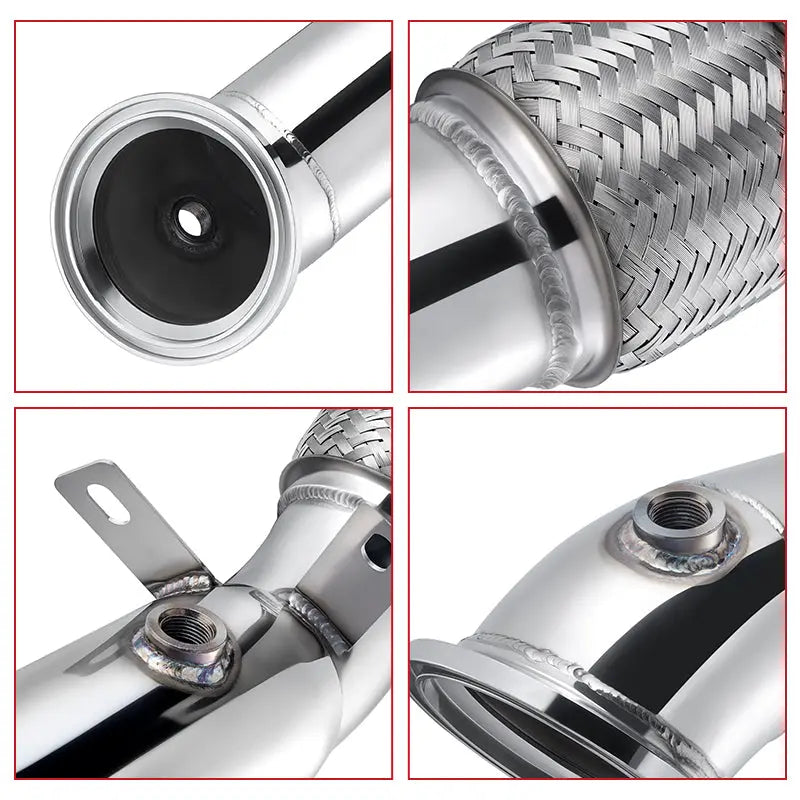 Flashark Catless Downpipes for 2016-2021 BMW B48 (G/F Chassis) 120i/220i/230i/320i/330e/330i/420i/430i/630i/730i & xDrive Flashark