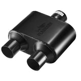 Super 10 Series Center In Dual Out Exhaust Muffler | Flashark Flashark