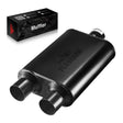 Super 44 Series Center In Dual Out Exhaust Muffler | Flashark Flashark