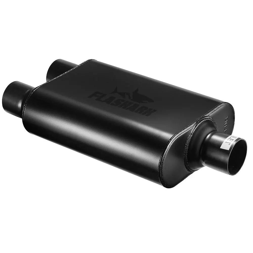 Super 44 Series Center In Dual Out Exhaust Muffler | Flashark