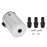 Flashark Universal Aluminum Racing Baffled 3-Port Oil Catch Can Flashark