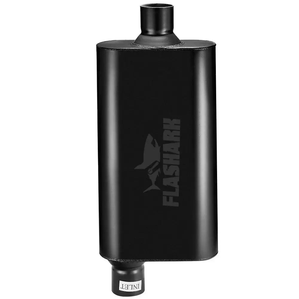 50 Series 2.5 3.0 Inches Offset In Center Out Exhaust Muffler | Flashark