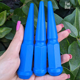 32 Pc 14x1.5 Spike Lug Nuts 4.5" Tall - Powder Coated - Various Colors