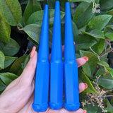 24 Pc 14x1.5 Spike Lug Nuts 6" Tall - Powder Coated - Various Colors