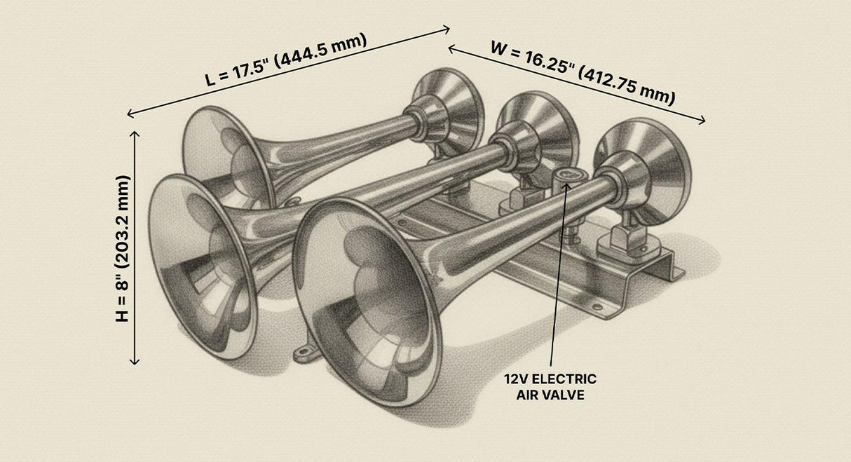 Flatlaw Train Horn HornBlasters