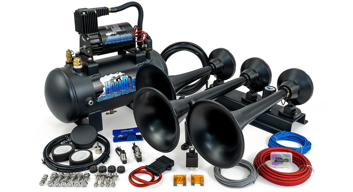 OPEN BOX Flatlaw 127H Train Horn Kit HornBlasters