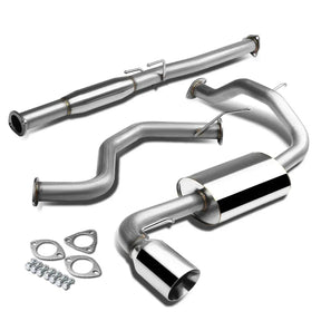 For 1990-1991 Honda CRX 1.5L 4" Rolled Muffler Tip Racing Catback Exhaust System Flashark