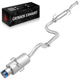 1992-1995 Honda Civic 1.5L 4.5 Inches Burnt Muffler Tip Racing Catback Exhaust System Flashark