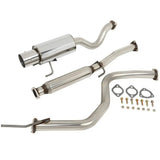 1992-1995 Honda Civic 1.5L 4 Inches Rolled Muffler Tip Racing Catback Exhaust System（3-Door Only） Flashark